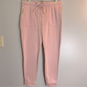 RAE DUNN Womens super soft Pajama/Jogger Pants SZ/LG Pink/Salmon color